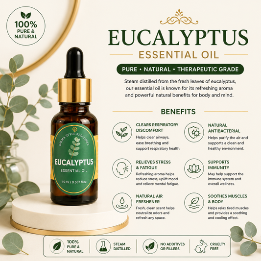 Eucalyptus Essential Oil | Refreshing & Purifying
