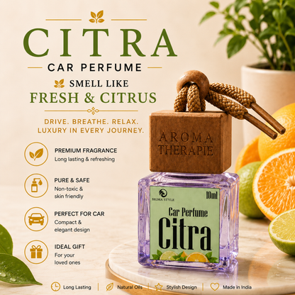 Citra Car Perfume | Fresh & Citrus