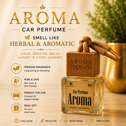 Aroma Car Perfume | Herbal & Aromatic