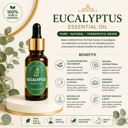 Eucalyptus Essential Oil | Refreshing & Purifying