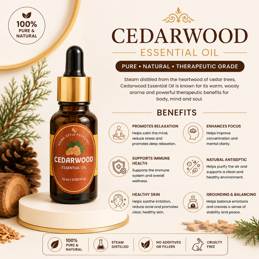 Cedarwood Essential Oil | Warm & Grounding