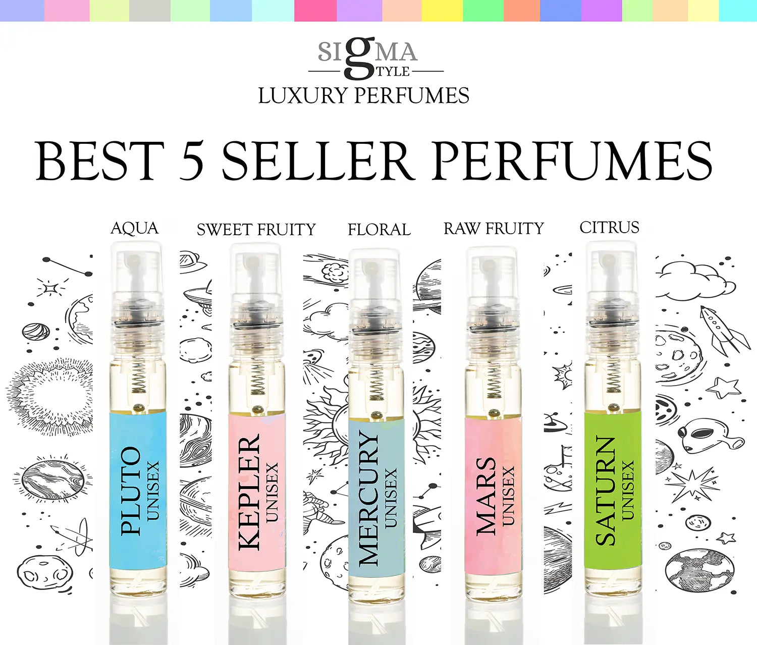 Sigma Style Bestseller Gift Set – 5×10ml + 1 FREE