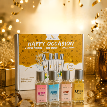 Sigma Style Happy Occasion Premium Box – Any 4×20ml Perfumes
