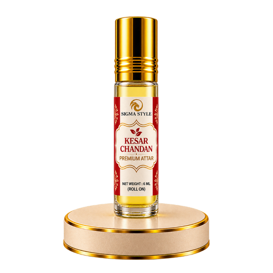Kesar Chandan Premium Attar | Alcohol-Free Roll-On