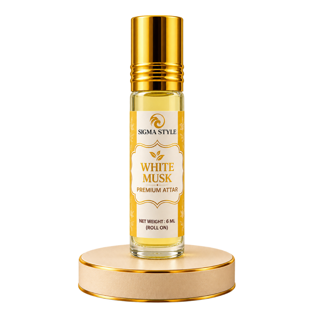 White Musk Premium Attar | Alcohol-Free Roll-On